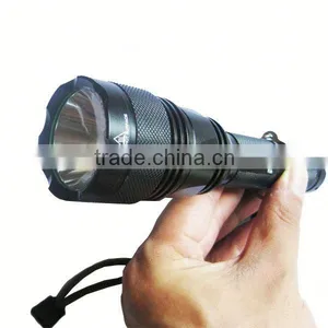F18 High Power Best T6 Police Rechargeable Waterproof LED Torch Light thumbnail-3
