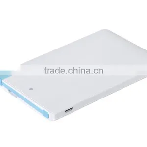 Universal Battery Charger Ultra Thin Card Powerbank Portable Powerbank 2500mah/credit Card Power Bank thumbnail-4