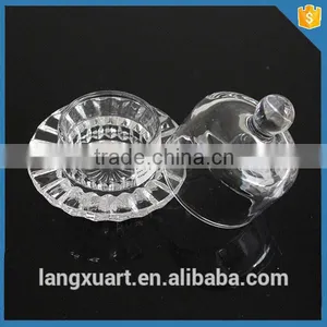 Manufacture Cheap Glass Dome Jar With Base thumbnail-1