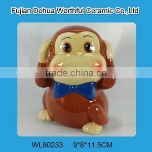 2016 New Design Ceramic Money Bank in Monkey Shape thumbnail-1