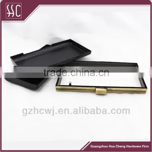 22x12cm Hight Quality Square Hard Shell Purse Frame Clutch Frame thumbnail-2
