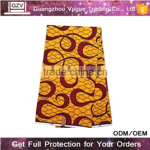 Vogue Hollandaise Wax Good Quality Nigerial Wax Print Fabric African thumbnail-1