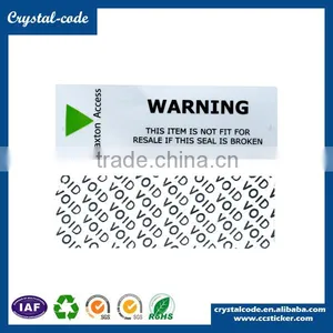 Most Common Anti-counterfeit Usage Custom Printed VOID Security Label Quality Choice thumbnail-6