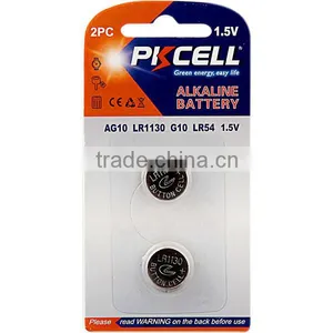 Hot Sale 1.5V AG10 LR54/189/L1130 Alkaline Button Dry Cell Battery thumbnail-1