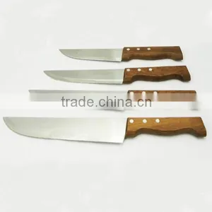 B003 Wooden Handle Hot Sale Sharp Chef Knife Set With Cheap Price thumbnail-1