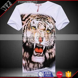 Casual Round Neck 100% Cotton Custom Plain Long Man Tshirt thumbnail-5