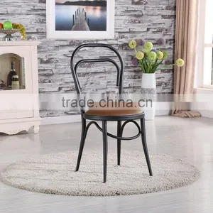 New Metal Restaurant Dinning Chairs With Cushions T001 thumbnail-4