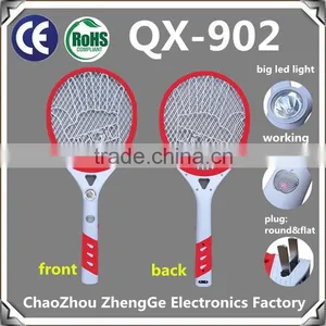 QX902-1 Mosquito Bat Bug Zapper With Apple Indicated Light on Handle thumbnail-1