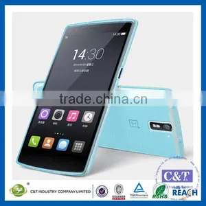 C&T Blue Rubber Flexible TPU Case for OnePlus One thumbnail-3