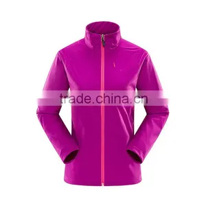 2015 Womens Waterproof Windproof Breathable Outdoor Fleece Cheap Softshell Jacket thumbnail-1