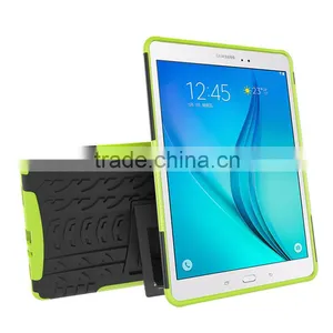 Light TPU PC Rugged Tablet Case With Built-in Kickstand for Samsung Galaxy Tab A 9.7 Inch Tab 5 T550 T555 Case Cover thumbnail-1