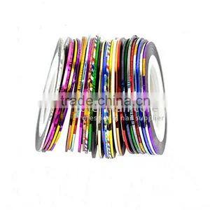Hotselling 23 Colors Colorful Nail Art Strip Tape thumbnail-1