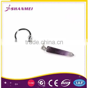 Custom Logo Gemstone Alloy Keychain Ring Factory thumbnail-5