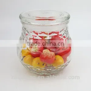 Unique Design Glass Cookie Jar With Lid thumbnail-3