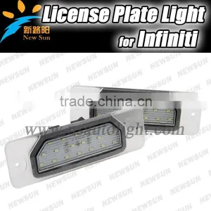 Xenon White Canbus Error Free LED Car Light Led Number Plate Lights For Infiniti 130/135 M37/M56 thumbnail-1