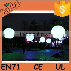 1m Inflatable Lighting Halogen Balloon With Tripod for Decoration thumbnail-3