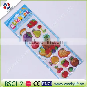 Bubble Stickers Foam Cartoon Kids Cute Stickers Puffy Stickers Children DIY Toys Girls Boys Birthday Gift thumbnail-2