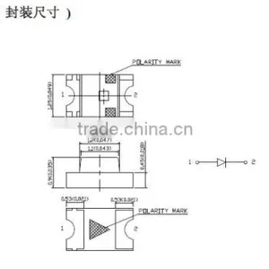 Yellow Color 120mcd 0805 and 2012 SMD LED Manufacturer Shenzhen thumbnail-2