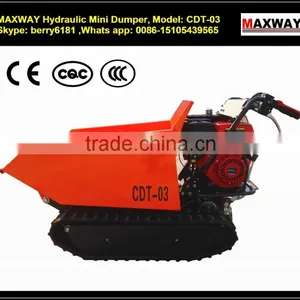 500 Kg Cheap Mini Dumper for Palm , CE / ISO / SGS , Model: CDT03 thumbnail-5