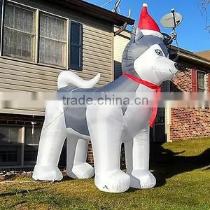 Christmas Yard Decorations Inflatable Husky/ Inflatable Dogs thumbnail-1