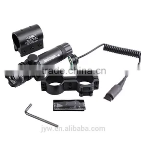 BIJIA 2 Mounts Switch Tactical Power 532nm Green Dot Adjustable Laser Sight Scope w/ thumbnail-4
