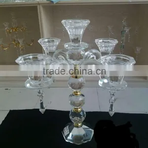 Clear Transparents Square Crystal Candlestick For Birthday Gifts For Girlfriend thumbnail-1