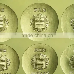 Hot UV Stamping Letterpress Printing Label Adhesive Sticker Decorative Food Labels thumbnail-1