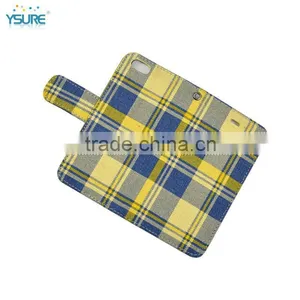 2015 New Trendy Lovely Stripe Pattern Denim Leather Case For Google Nexus 5 With Card Slots and PVC ID Slot thumbnail-3