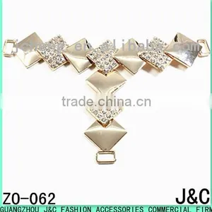 T Shaped Alloy With Rhinestone Lady Shoes Accessory thumbnail-1
