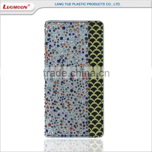 Wholesale Diamond pu Material 5.5 Inch Flip Wallet Cell Phone Accessories for Samsung Galaxy j7 6 5 4 3 2 1 thumbnail-2