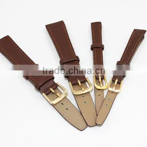 China Factory Custom All Kinds of Black/coffee Color PU Leather Watch Strap,wholesale Watch Strap thumbnail-2