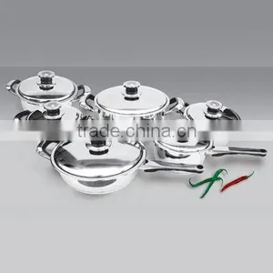 12 Pcs Stainless Steel Cookware Set thumbnail-1