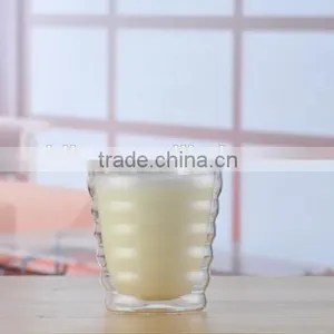 Hand Made Double Wall Juice Cup Double Wall Drinking Glass Double Wall Milk Cup thumbnail-3