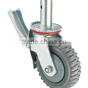 Industrial Caster Wheel For Polyurethane Flame Scaffold thumbnail-1