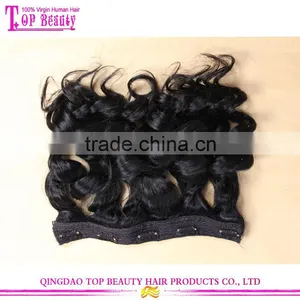 2015 Hot Top Grade Fashionable Style Hair Virgin Wavy Indian Human Hair/cheap 100% Indian Human Hair Extension thumbnail-6