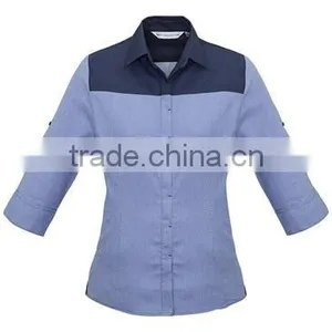 Ladies Lion City 3/4 Sleeve Shirts Custom Shirts thumbnail-3