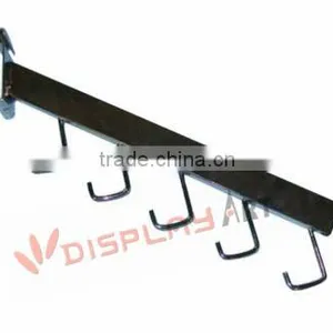 Wall Mounted Clothes Coat Hat Metal Line Hanger Hook thumbnail-2