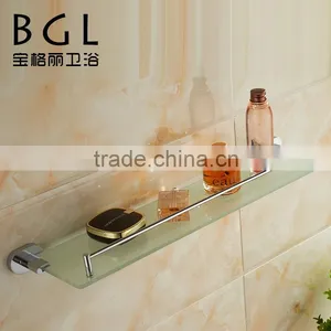 2015News Modern Design Bathroom Accessories Frosted Simple Desgin Hardware Zinc Alloy Glass Shelf thumbnail-1