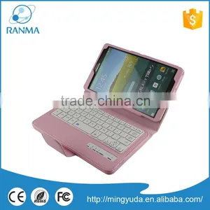 Leather Waterproof Tablet pc Wireless Bluetooth Keyboard Leather Case for Samsung thumbnail-1