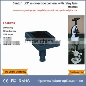 2.0MP LCD Video Microscope Digital Eyepiece Camera MDC2000 thumbnail-1