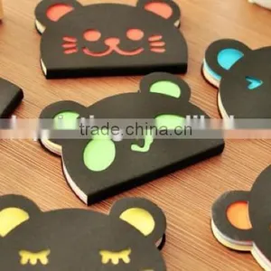 Cute Cheap Animal Shaped Cover Memo Pad/ Wholesale Blank Paper Notebook thumbnail-1