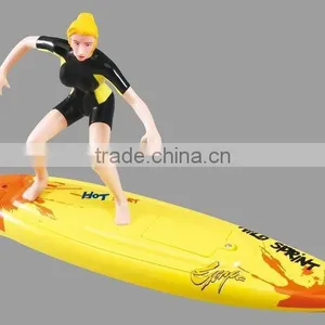 2.4G 3CH Remote Control Boat High-speed Surfing Boat Model,RC Boat. thumbnail-2