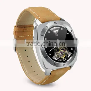 Popular Android Smart Watch DM88 280MAH Leather Strap Watch Heart Rate Monitor Watch Tracker Bluetooth thumbnail-3