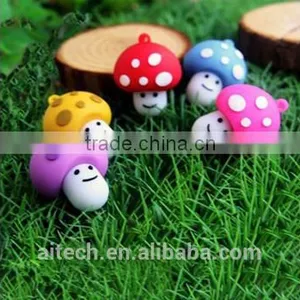 Mushroom USB Stick Promotional Pen Drive With Logo Print 1GB 2GB 4GB 8GB 16GB 32GB thumbnail-3