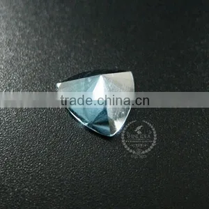 10MM Triangle Shape Fancy Faceted Cut Natural Sky Blue Topaz Semi Precious Loose Stone Gemstone DIY Ring Earrings 4160005 thumbnail-2
