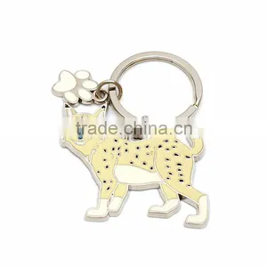 Promotional Customized Metal Shape Dog Keyring Ketchain Keyfob thumbnail-3