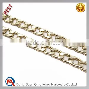 Gold Metal Flat Link Decorative Chain thumbnail-1