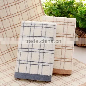 Checked Cotton Plain Dyed Face Towel thumbnail-4