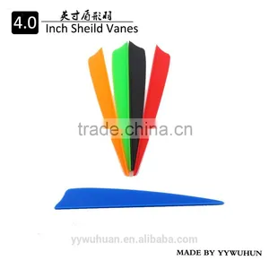 4.0inch Shield Arrow Vane, Fletching With Different Colors of Arrow Fletching thumbnail-3