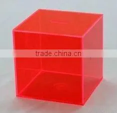 Clear Acrylic Coin Bank thumbnail-1